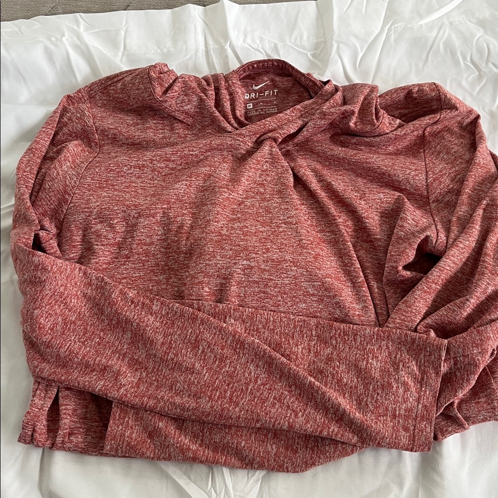 Nike Red Dri-Fit Long Sleeve Top